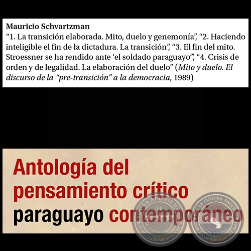 La transición elaborada. Mito, duelo y genemonía - Por MAURICIO SCHVARTZMAN - Páginas 415 al 462 - Año 2015